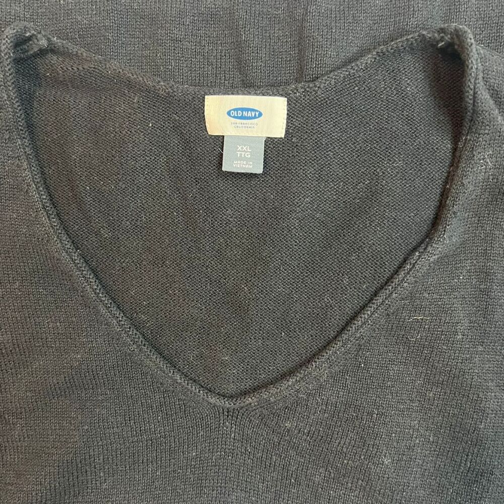Old Navy Sweater Lot Womens XXL Blue Red Black Crewneck Preppy Tops School Shirt - Picture 16 of 16